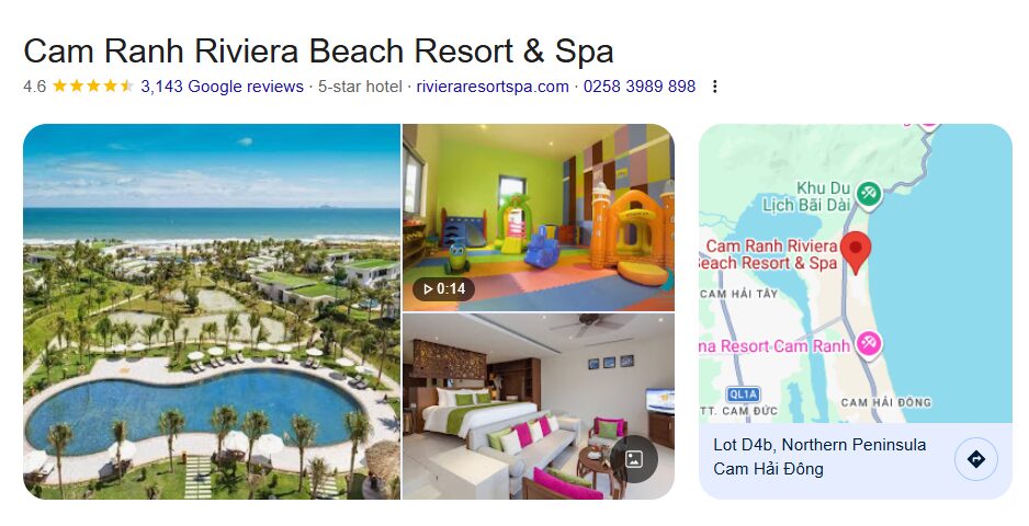 Modern ocean-view villa with private terrace and sun loungers, representing the comfort of villas in Cam Ranh.